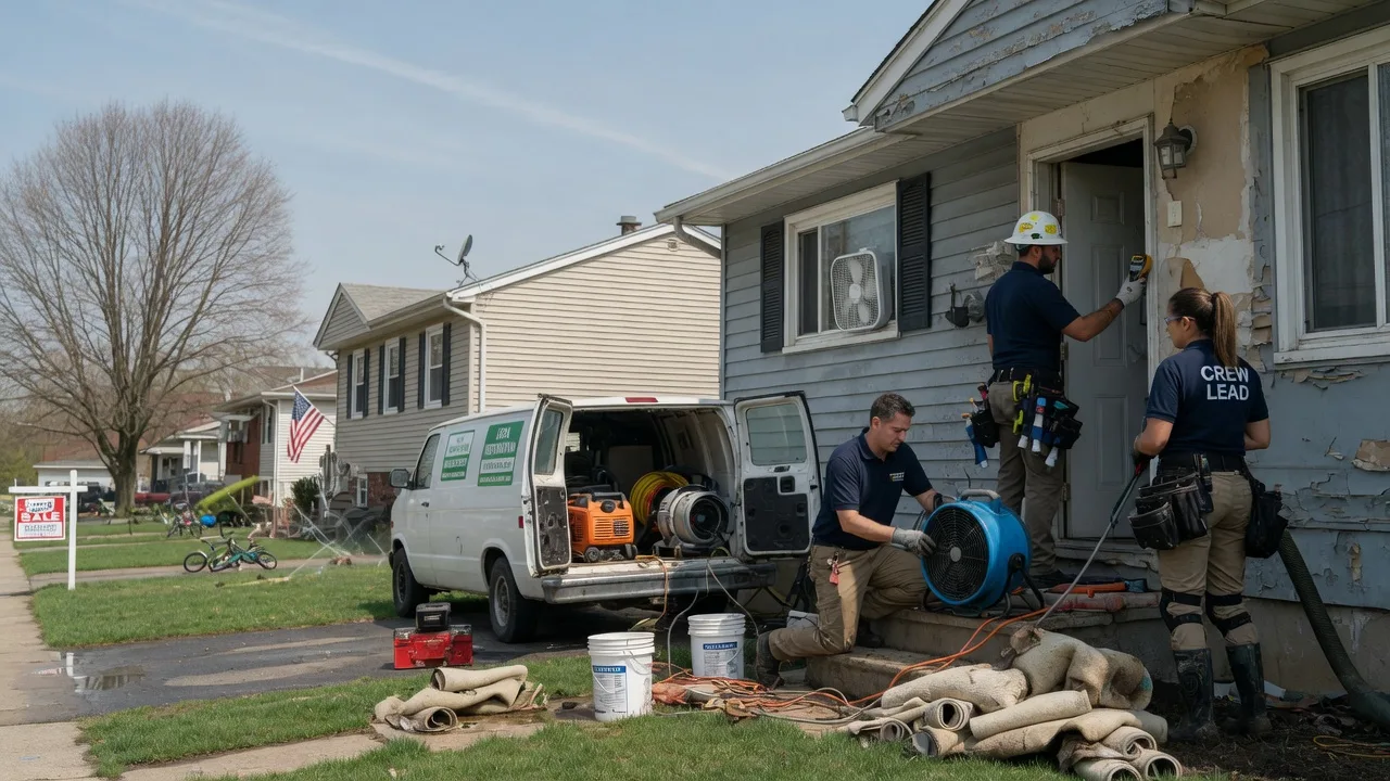Flood Cleanup in La Moille, IL near me