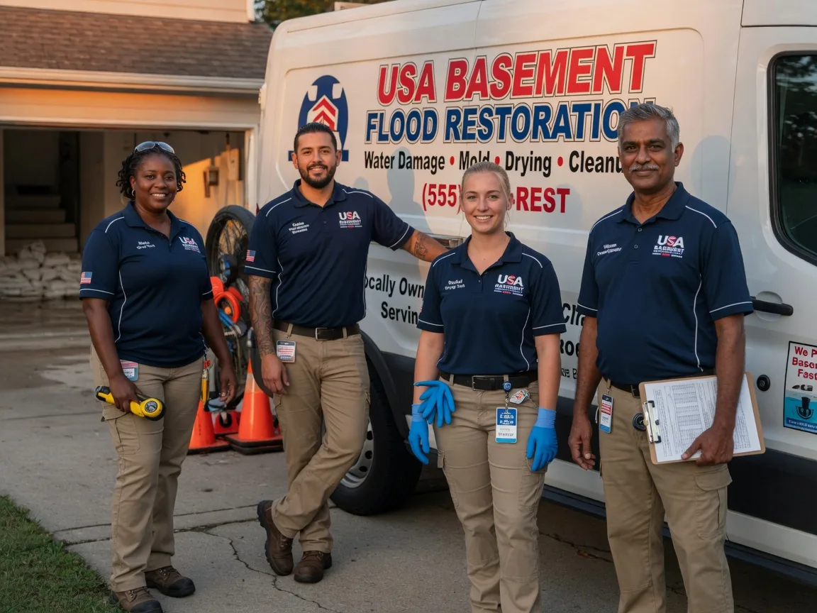 Basement Flood Cleanup company in La Moille, IL
